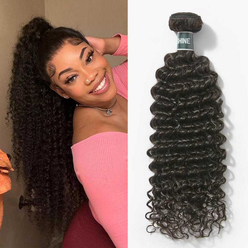 Ashine Human Hair Bundle Deep Curly Water Wave Unprocessed Cambodian Raw Hair