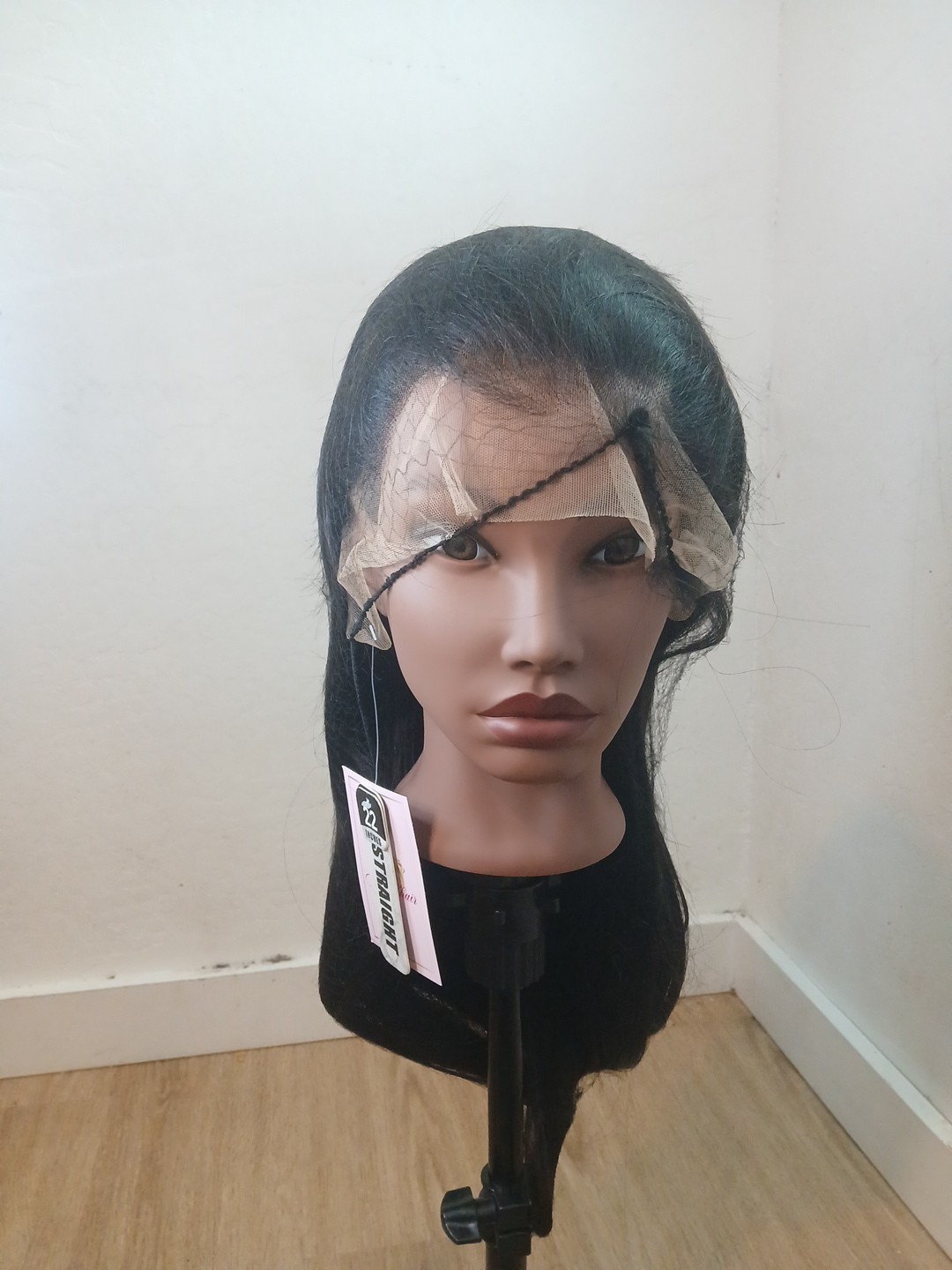 Ear 2 Ear Lace, 100% Human Straight Wig, 22 Inche Good Quality.