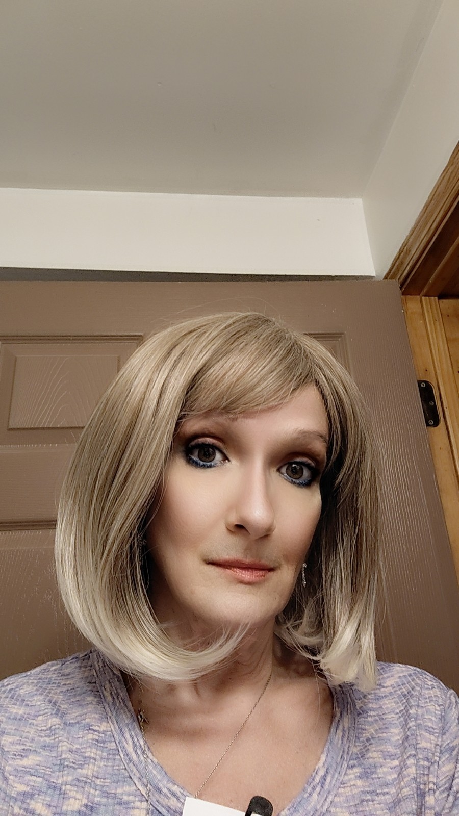 wig light blonde blonde bob style hairpiece for women adult short wig