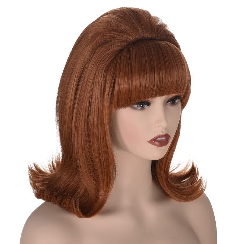 Womens Flip Wig 70S 60S Retro Beehive Style Bouffant Vintage Look Wig Costume Wo