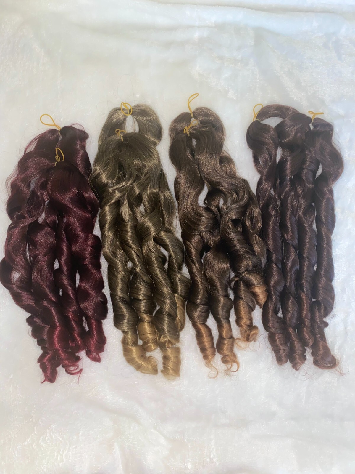 6 bundles of 30″ Pony Style Braiding Hair, French Curl Braids