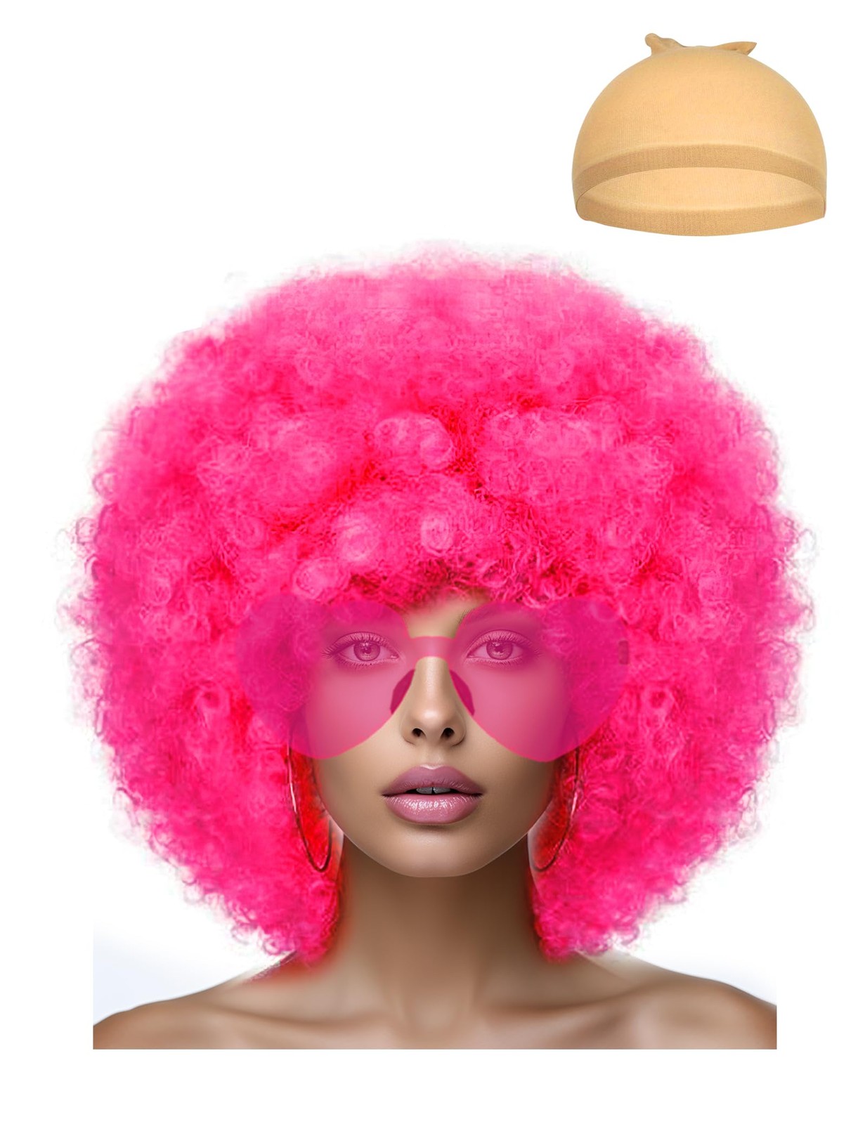 LIULIUBTY Short Bob Hair Wigs Straight with Flat Bangs Synthetic Colorful Cos…