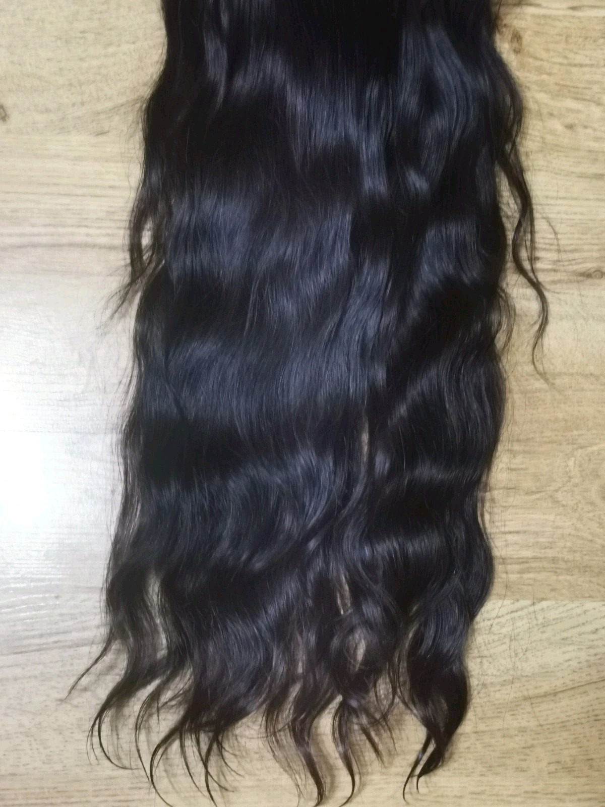 28″ High Quality 13×6 Lace Front Natural Black Straight Human Hair wig