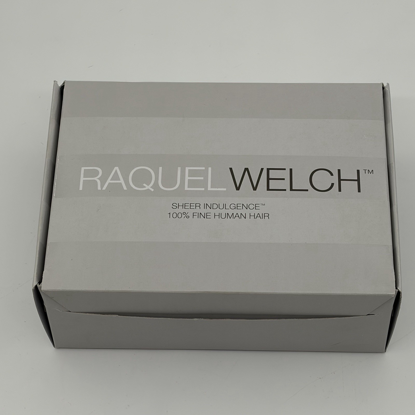 Raquel Welch Sheer Indulgence HH Bang 100% Human Hair R10 Chestnut New -Open Box