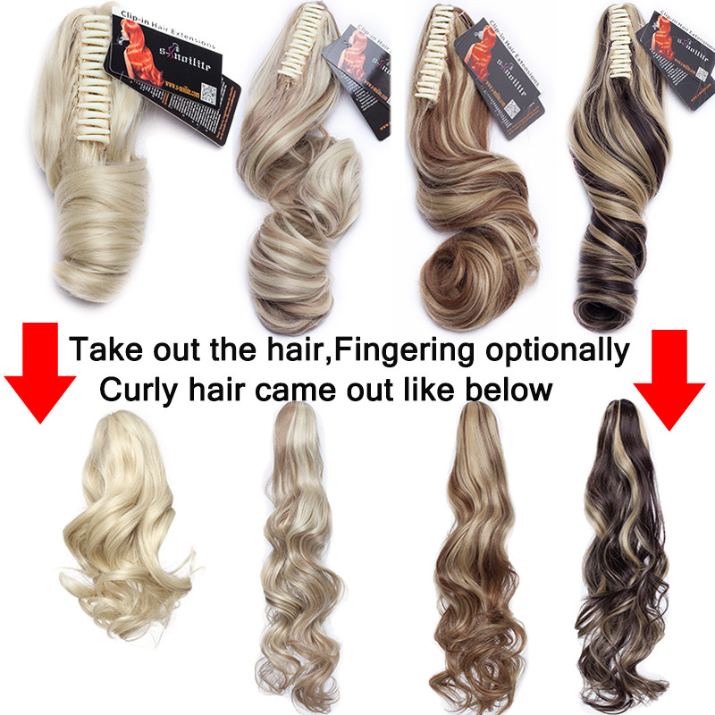100% Natural Thick Claw Clip On Ponytail 18-26″ Long Soft As Human Hair Piece US