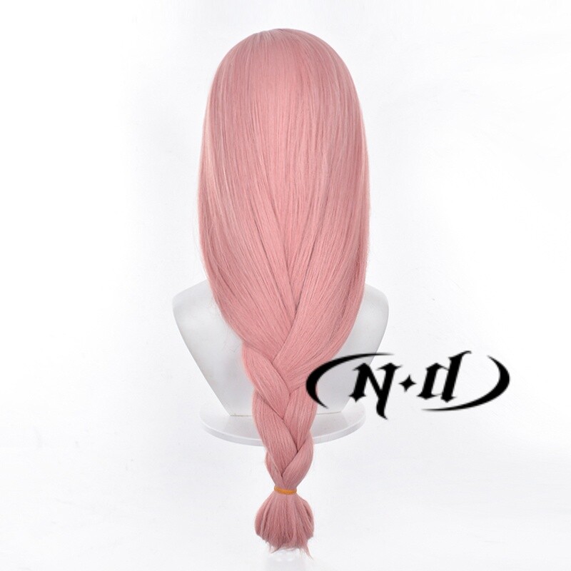 Tsukishiro Yanagi Periwig Zenless Zone Zero Cosplay Hairpiece Pink Wig Props