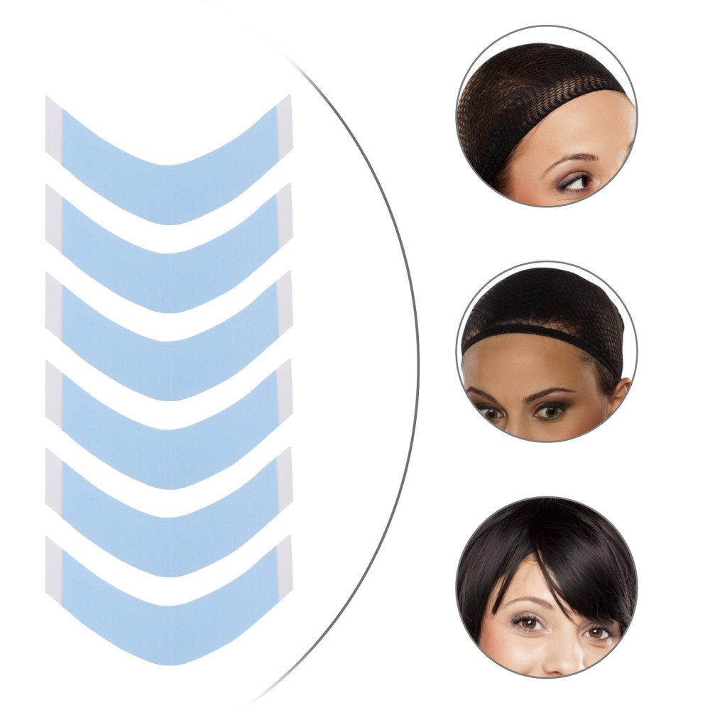 2 Count Hair Extension Adhesive Tape Double Sided Lace for Wigs Preferable