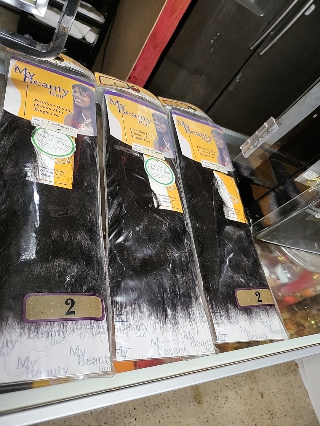 Super Weave Human Hair Wet And Wavy 3pks Colour 2 10 Inches