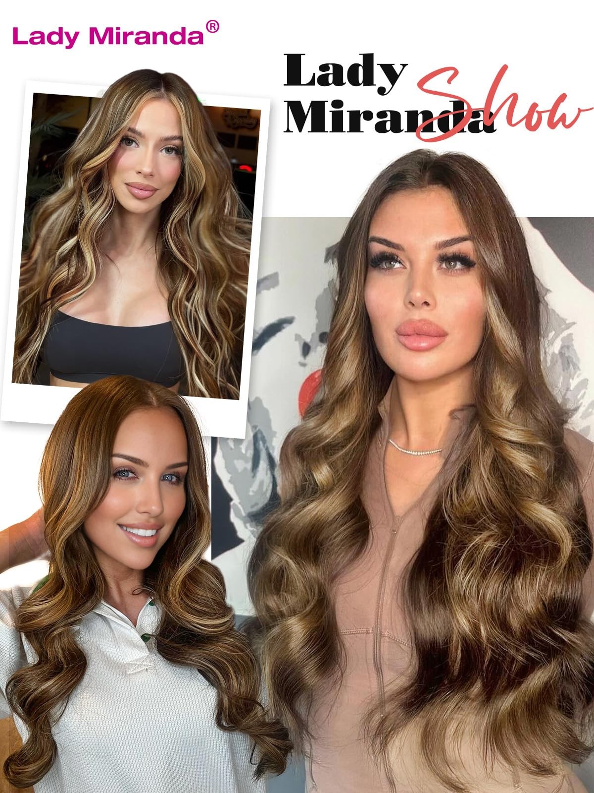 Lady Miranda Butterfly Ovo Weft Hair Extensions Real Human Hair 16 Inch 100G