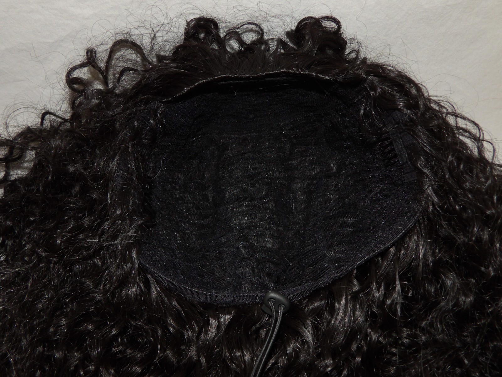 FRODIO Black Synthetic Veralux Fiber Hair Kinky Curly 26″ Half Wig 200% Density