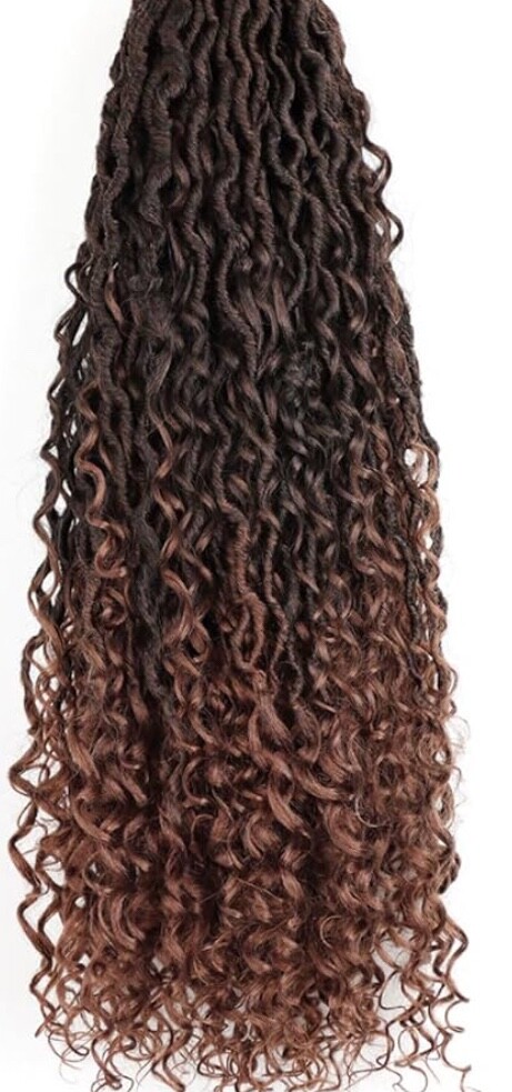 Goddless locs, faux lors crochet wig
