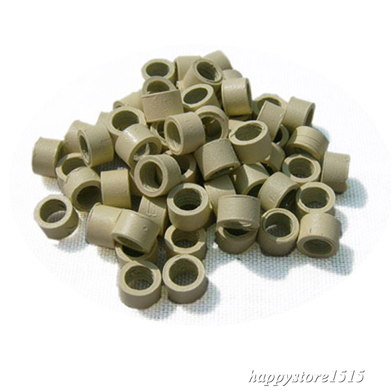 4mm Micro Ring Beads Links For Stick Tip Human Hair Extensions Feather Hair 1000
