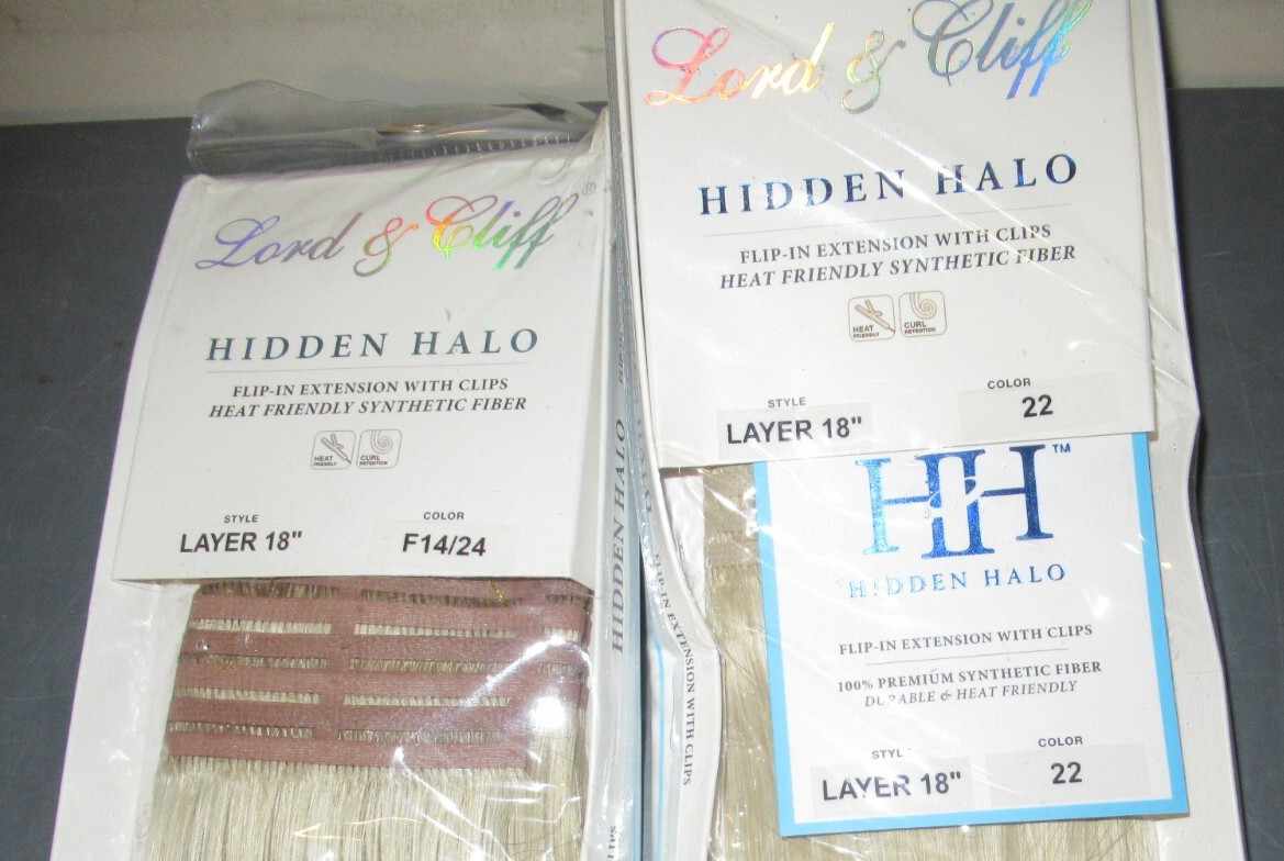 Lord & Cliff Hidden Halo Flip In Hair Extension Synthetic Packs