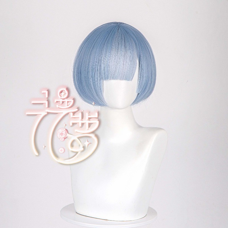 Re:ZERO-Starting Life in Another World Rem Ram Long Wigs Cosplay Halloween Pink