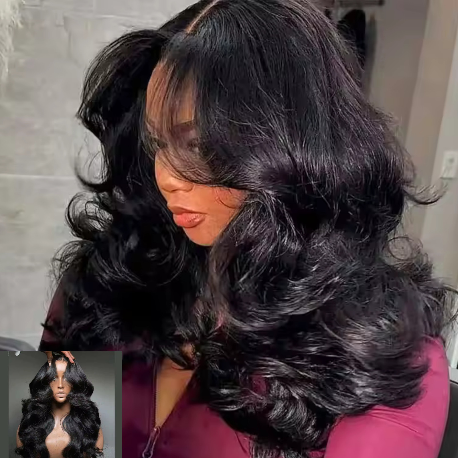 Glueless Body Wave HD Lace Frontal Human Hair Wigs Pre Cut 13×6 Wear & Go