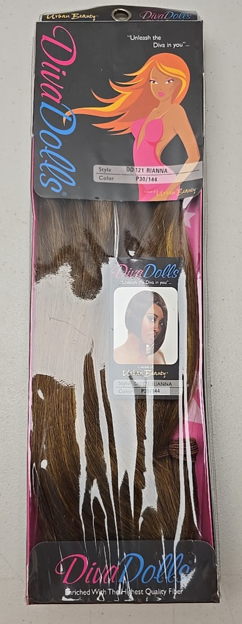 Diva Dolls Synthetic Weave Purple Rianna #P30/144