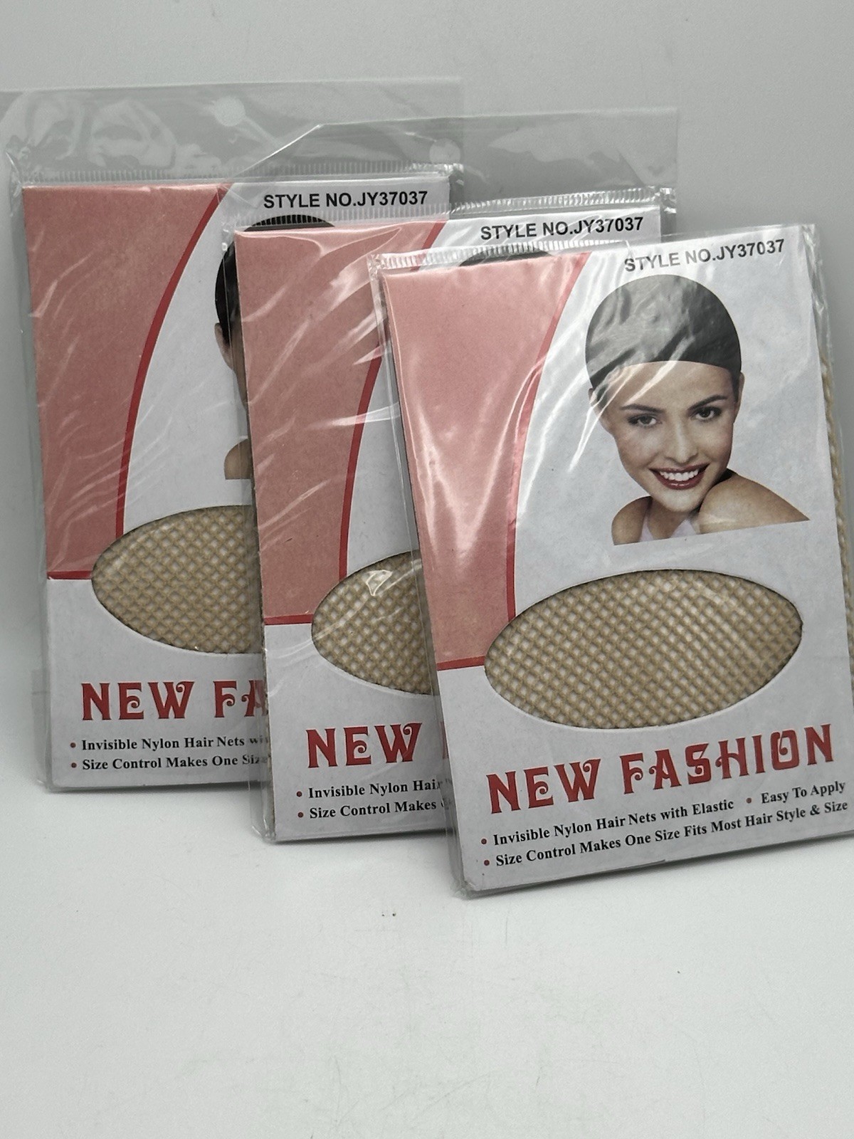 Wig Cap And Net Lot New Unopened Packages 4 Caps 3 Packs Nets Neutral Tone