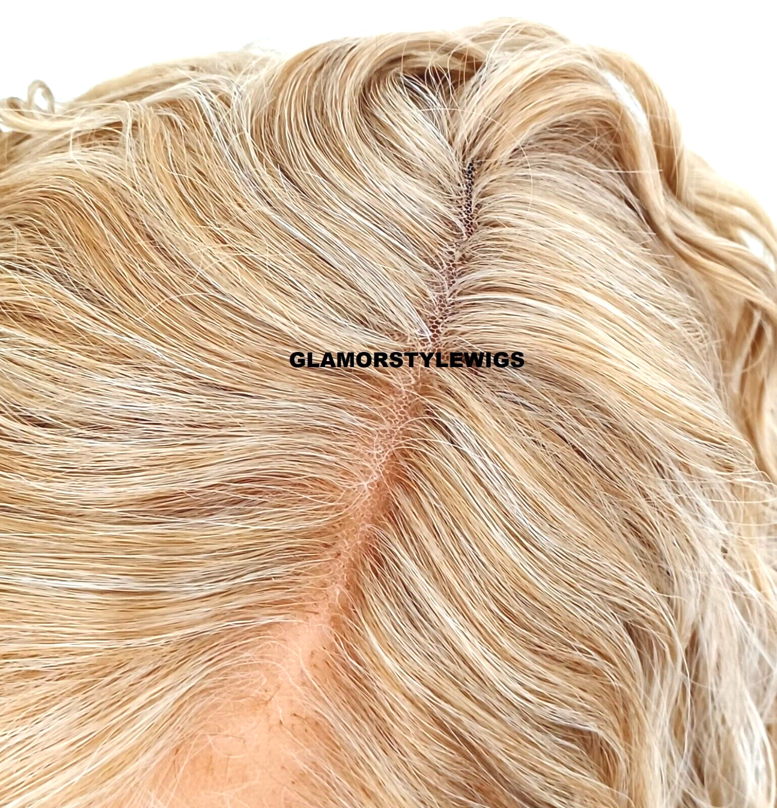 34″ LACE FRONT FULL WIG LONG LAYERED WAVY MEDIUM BLONDE MIX HEAT OK NEW