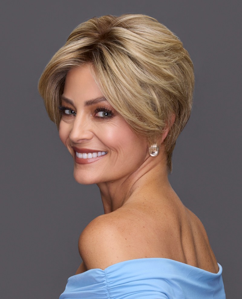 DEMI Human Hair Wig by JON RENAU, ANY COLOR! Hand-Tied Mono Top + Lace Front NEW