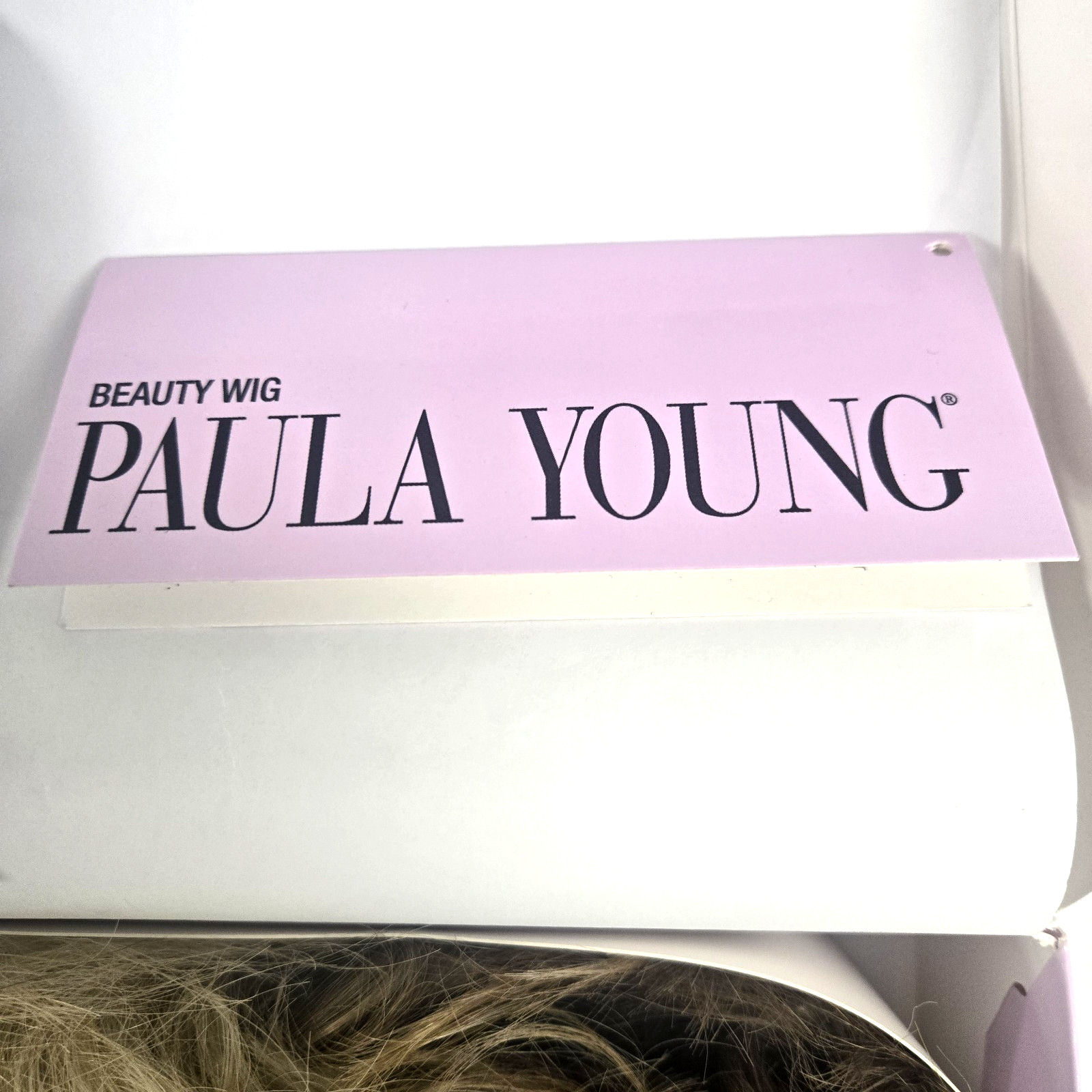 Paula Young Beauty Wig Lily Short Curly Bob A1423 Color Honey Bun Average New