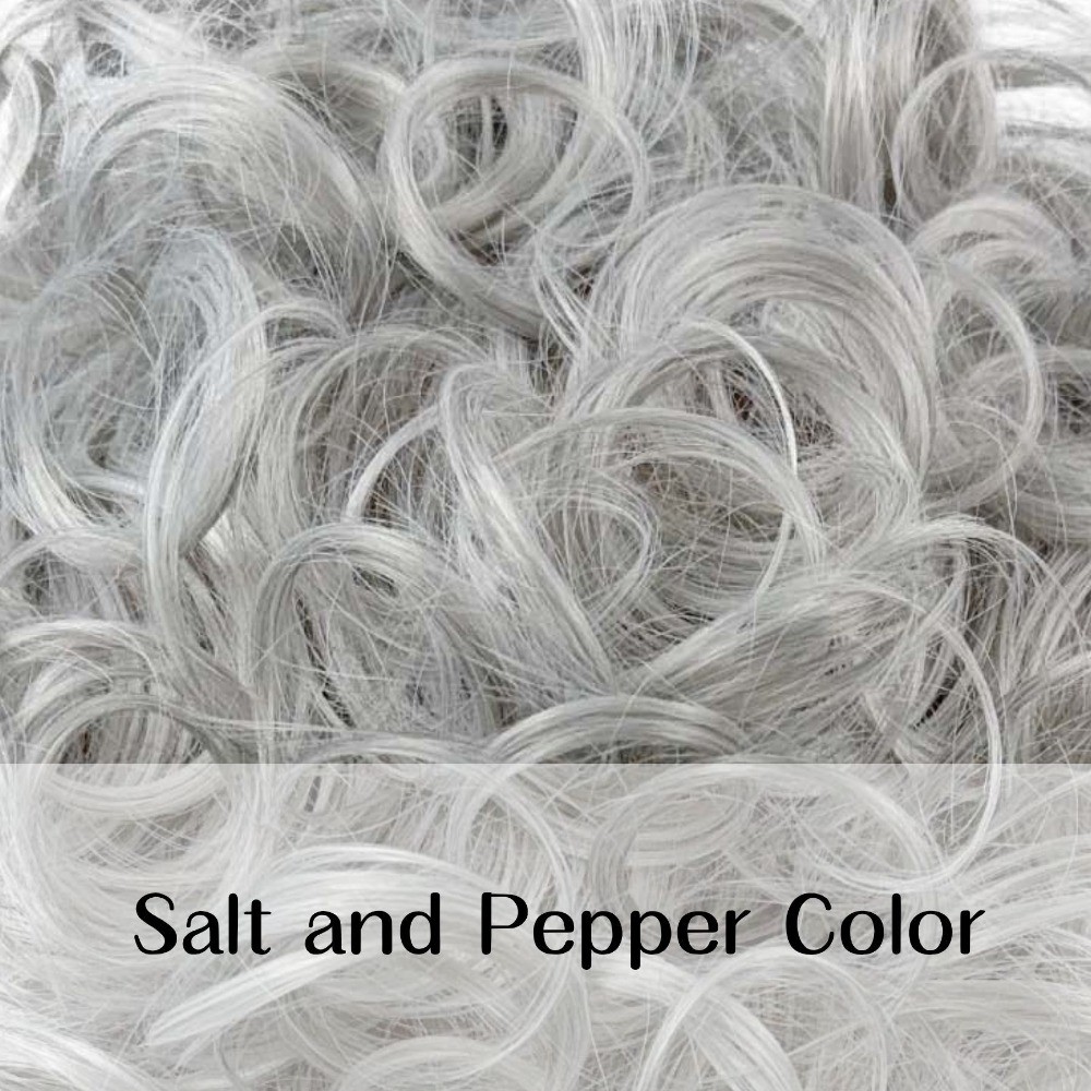 Granny Grey Wig Women Elderly Lady Short Beanie Hairpiece Universal Cosplay Wigs