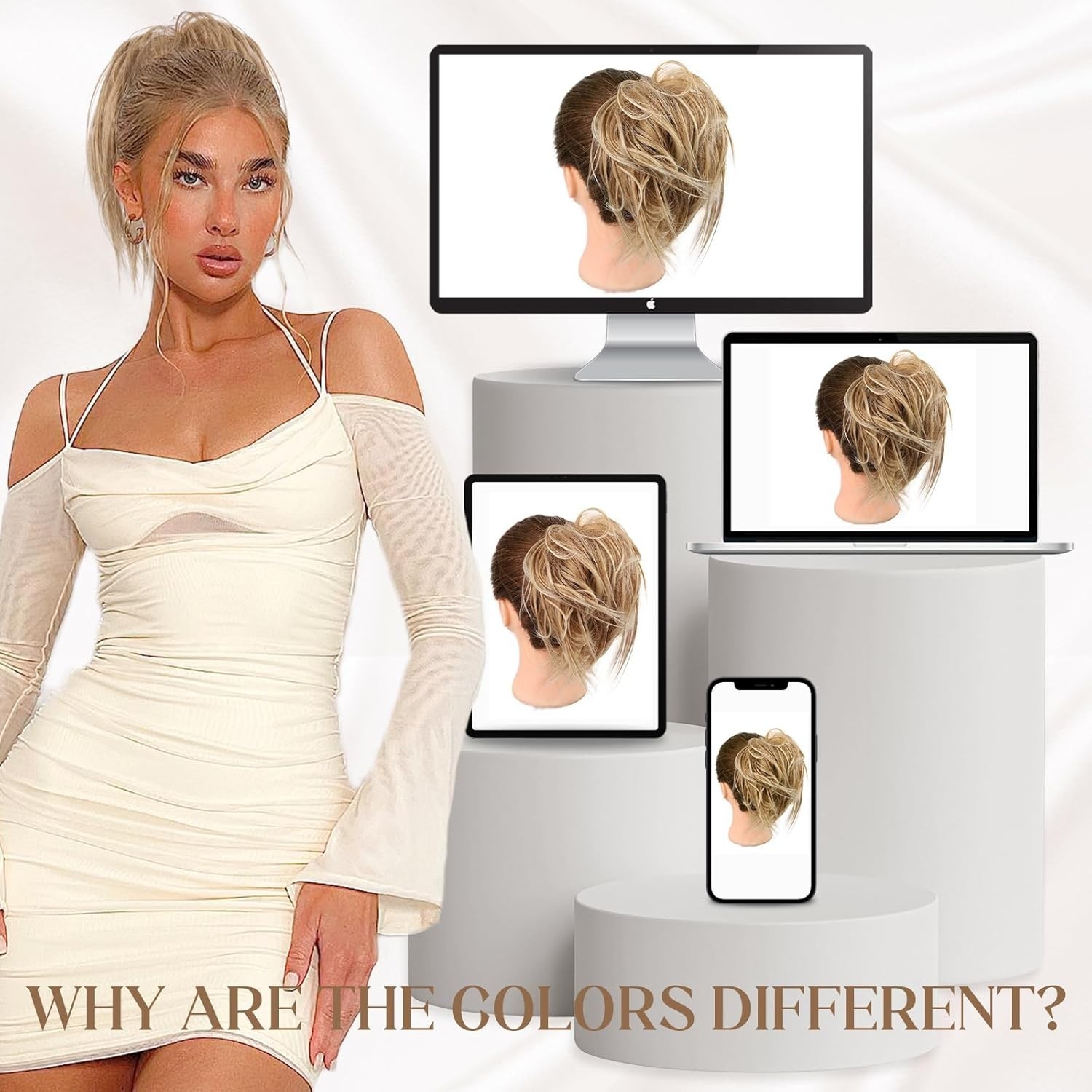 Fashion-Forward Messy Bun Hair Extension – Quick Updo Solution for All Occasions
