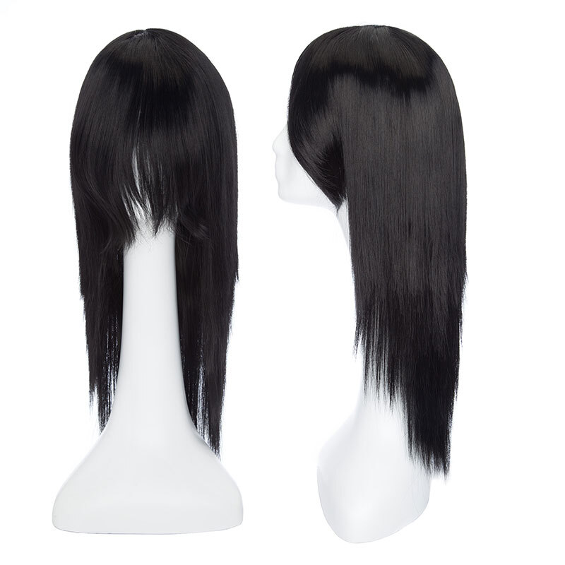 US Fashion Long Straight Natural Wigs Real As Human Hair Cosplay Party For Lady