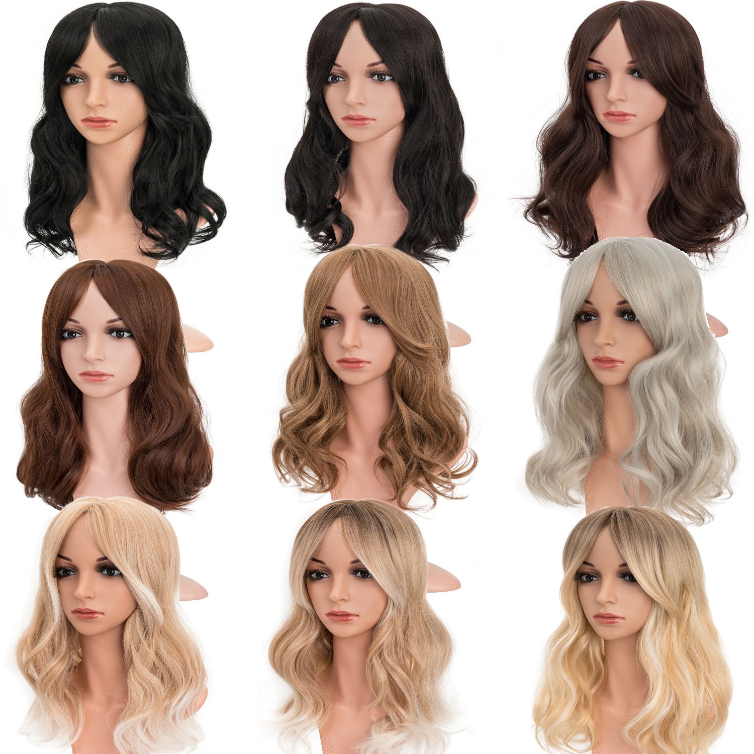 Clip In Topper Women Real As Human Hairpiece Synthetic Hair Topper Top Toupee US
