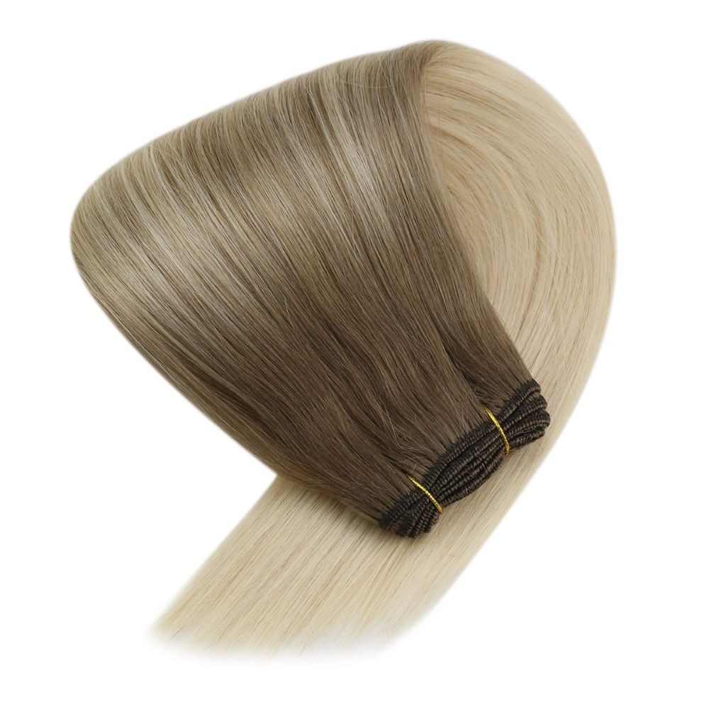 Sunny Hair WEFT 18in Light Brown Balayage Blonde Extensions HW_BA8A-60_100G4