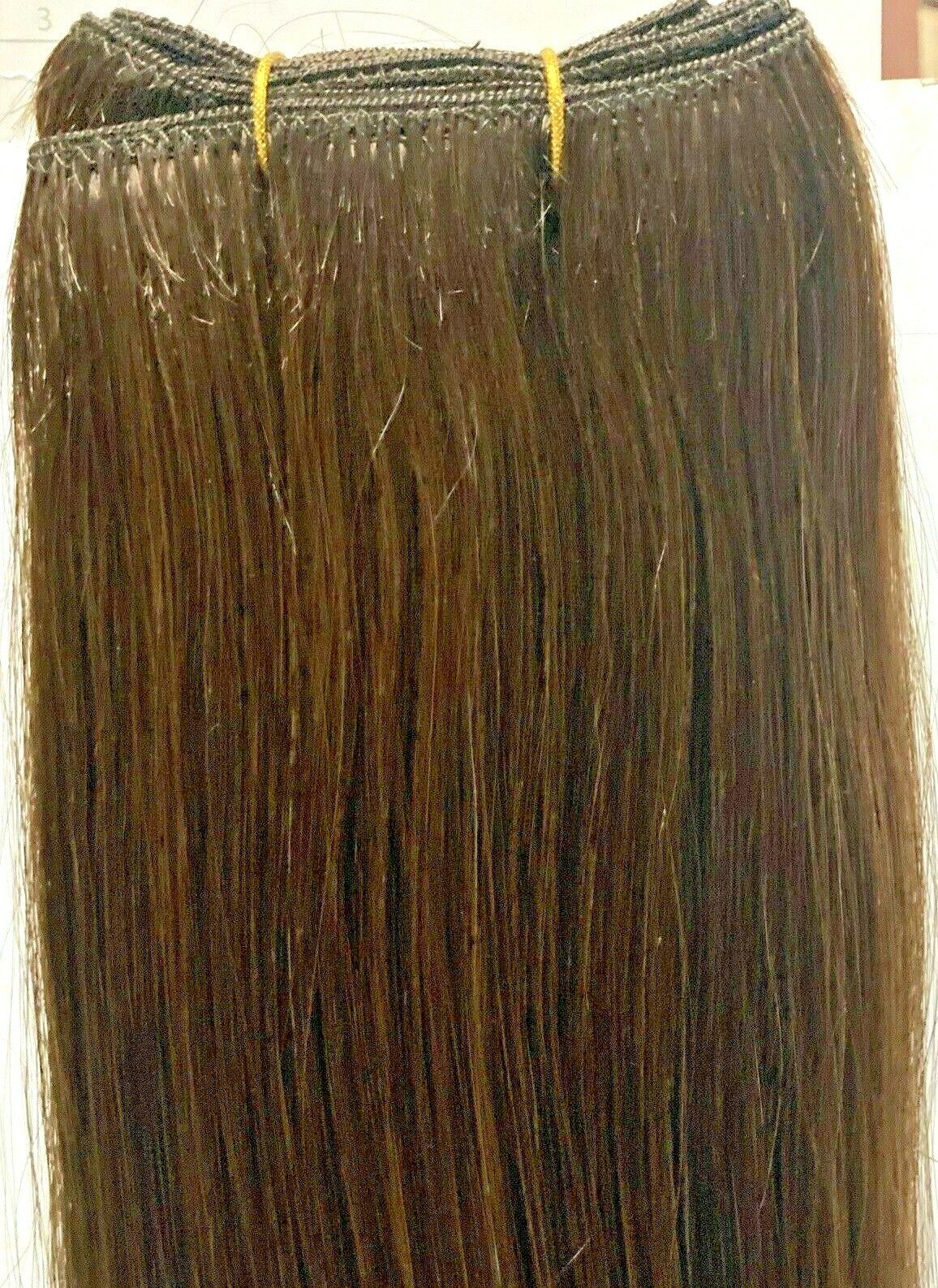 Black & Gold 100% VIRGIN HUMANHAIR EUROPEAN CAUCASIAN WEAVING 16-18″ Color #3