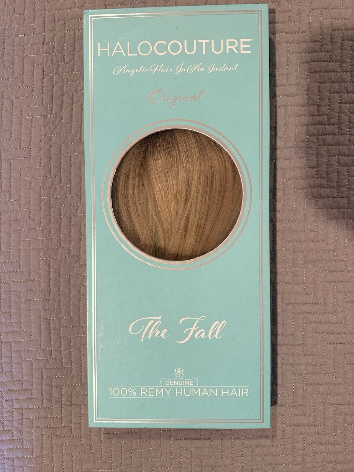 HaloCoutoure The Fall 100% Remy Human Hair. CLIP IN TOPPER