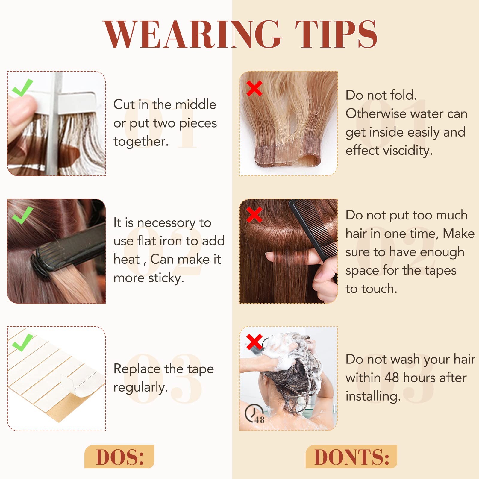 Hairro Tape In Human Hair Extensions For Women 16 Inch 50G 20Pcs Silver