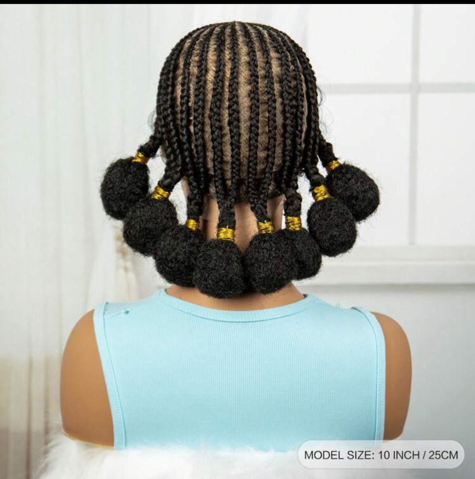 Braided Cornrow Wig. .made On A Full Lace .