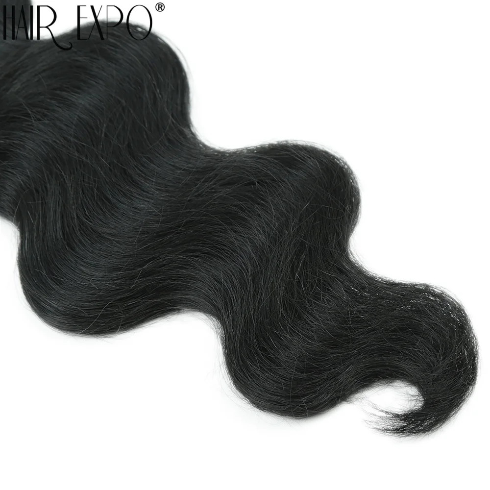 Piano Blonde Ombre 24Inch Thick Synthetic Bio Body Wave Hair Extensions Bundles
