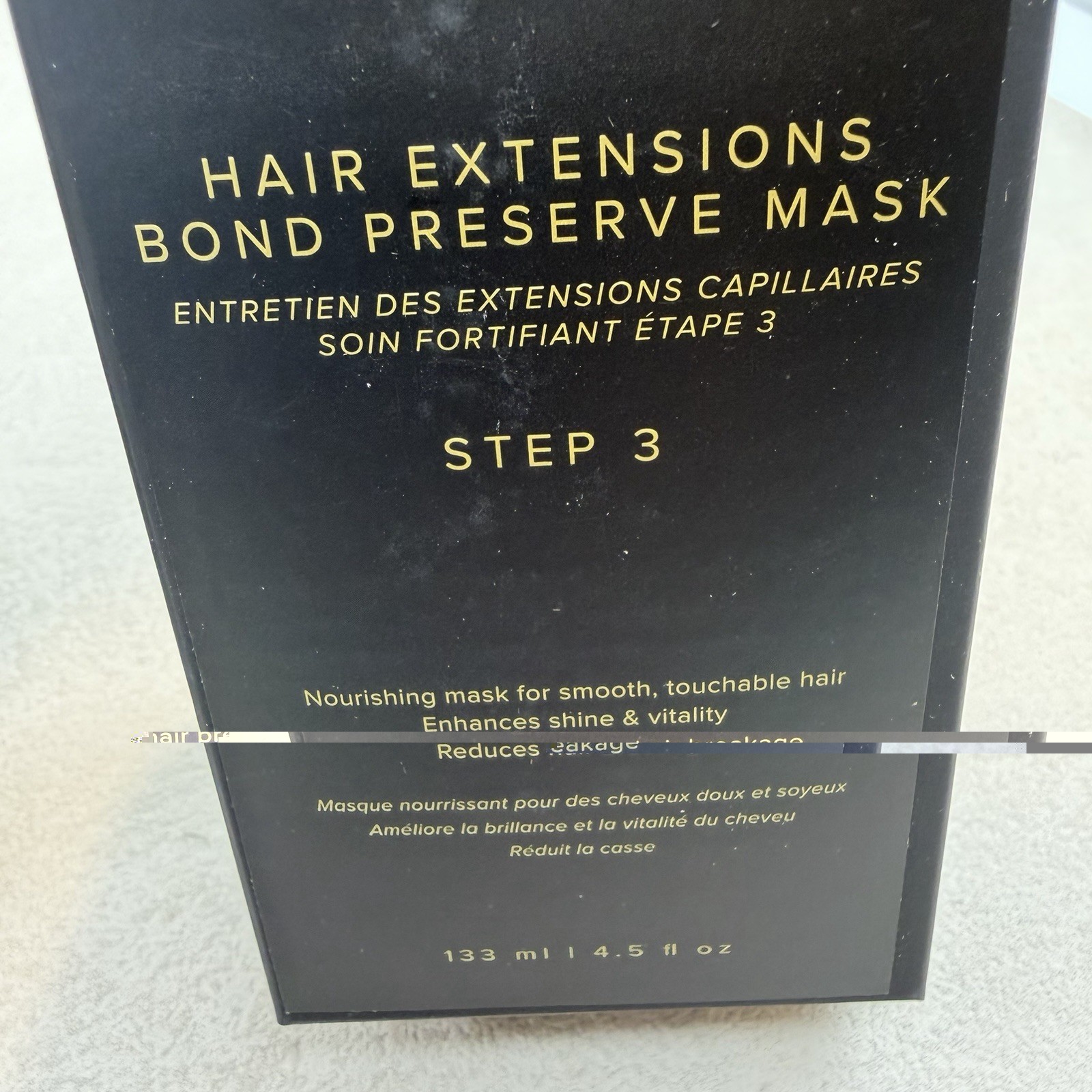 BELLAMI Professional Hair Extension Bond Restore Step 1, 2, 3 Full Size Set NEW