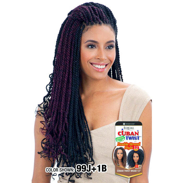 Freetress Equal Cuban Double Strand Style TWIST BRAID 12″-24″
