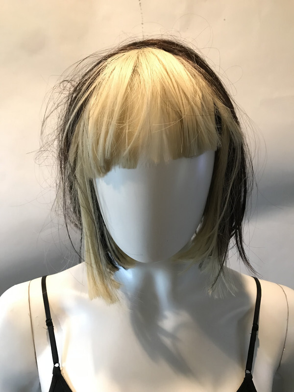 BESHE CURABLE BUBBLE WIG BBC-110 WOMENS 12″ BLONDE/DARK BROWN WIG