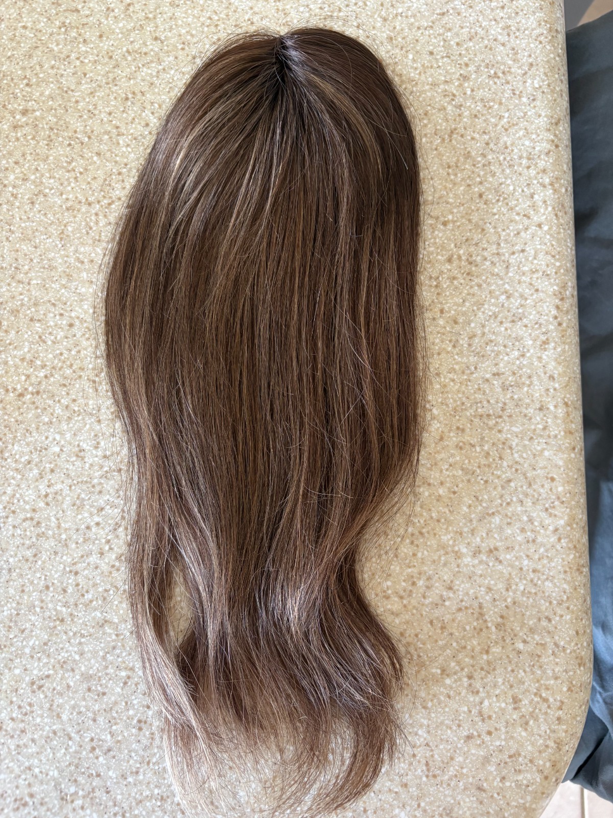 Lauren Ashtyn Mila Full Volume Hair Topper Medium Carmel Brown 12-18″