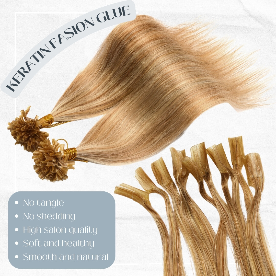 THICK Russian 100 Remy Human Hair Extensions Nail U Tip Keratin Pre Bonded 200G