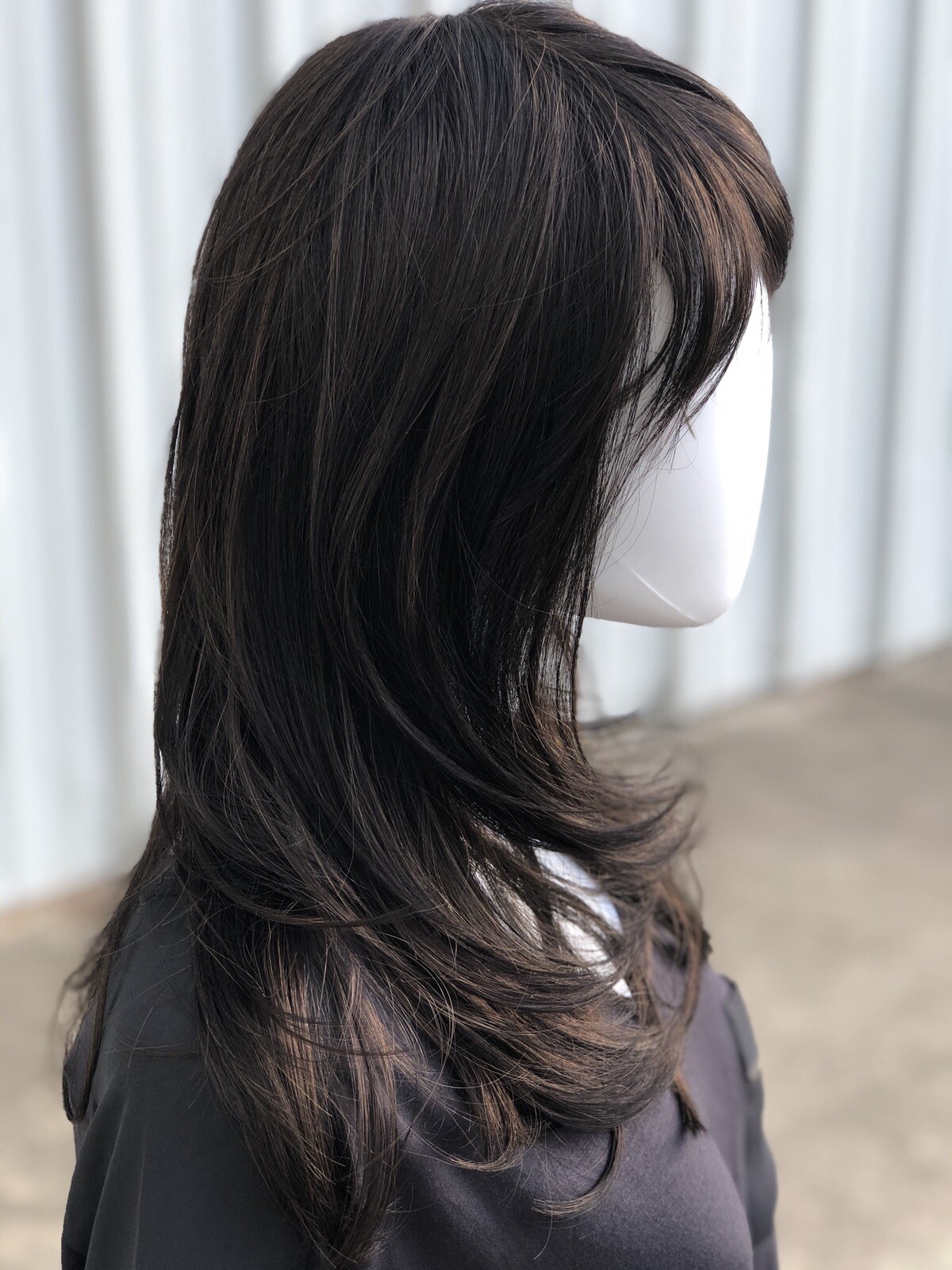 Women Wig LuxHair Temptress Dark Brown Heat Friendly Synthetic