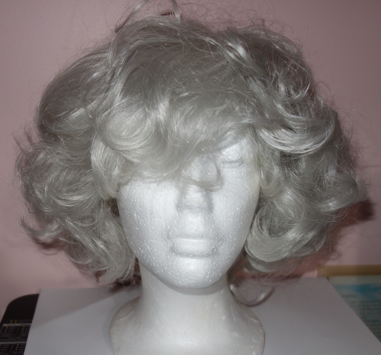 Envy Kenya Lace Front Cap Curly Wig – Color #60 White – #4