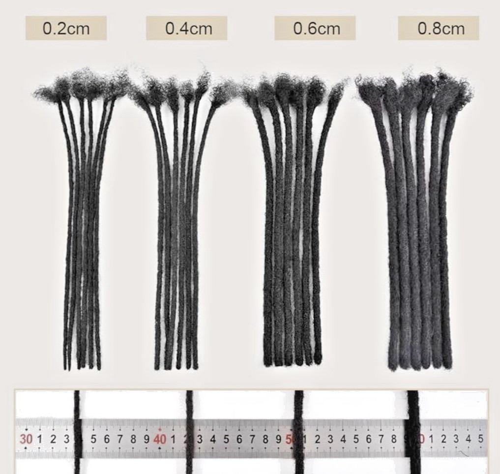 DAIXI 0.4cm Thickness Options 16 Inch 30 Strands 100% Real