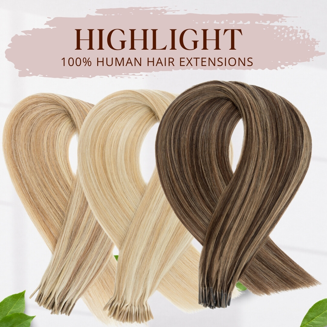 CLEARANCE Keratin Pre Bonded I Tip Stick Human Hair Extensions 100/200S Thick HG