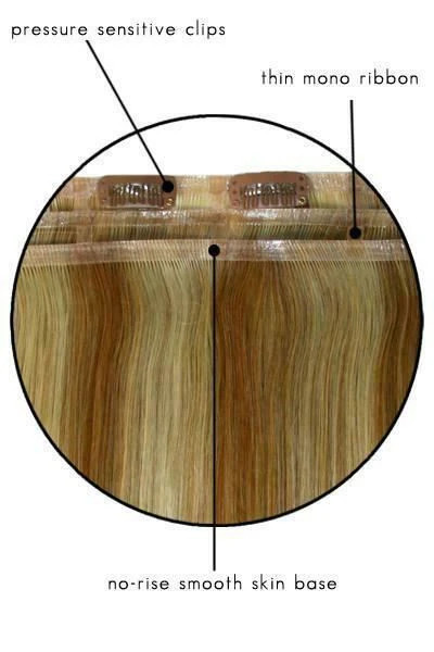 EasiXTend 16″ by Easihair Color #4 Heat Defiant Clip In Extensions LAST ONE