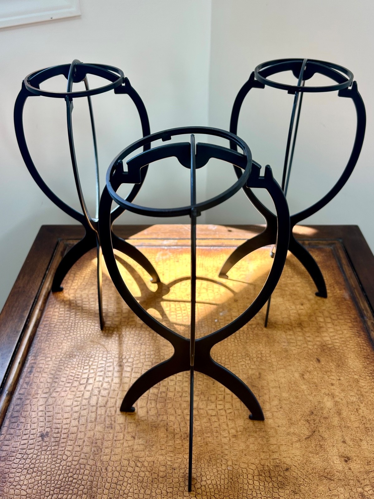 Set of 5 Wig Stands – Wig Stand Bundle – Mannequin, Canvas, Collapsible – Good
