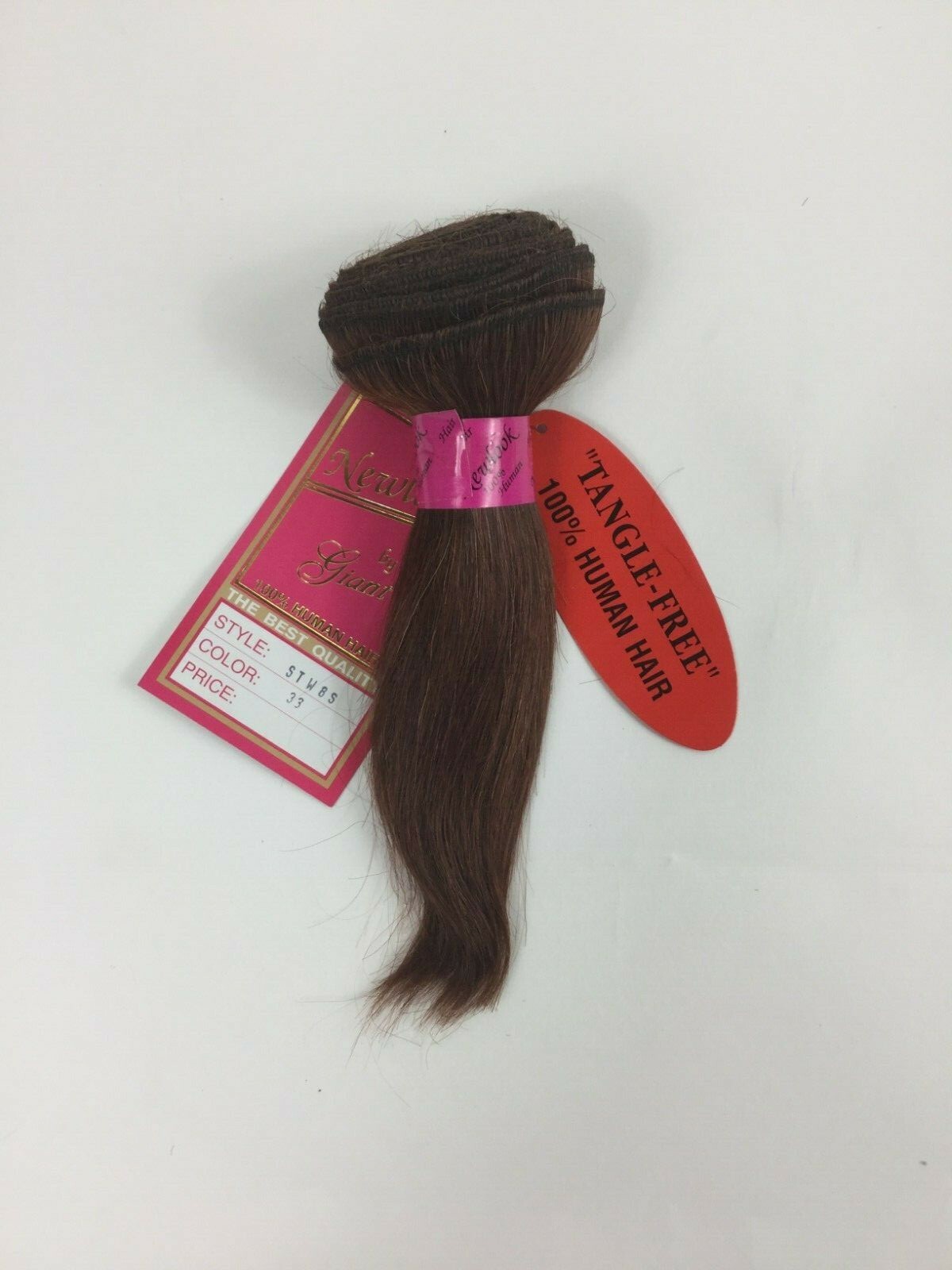 100% HUMAN HAIR Premium Straight 7″ Weaving Weft Color Soft & Tangle Free 4oz.