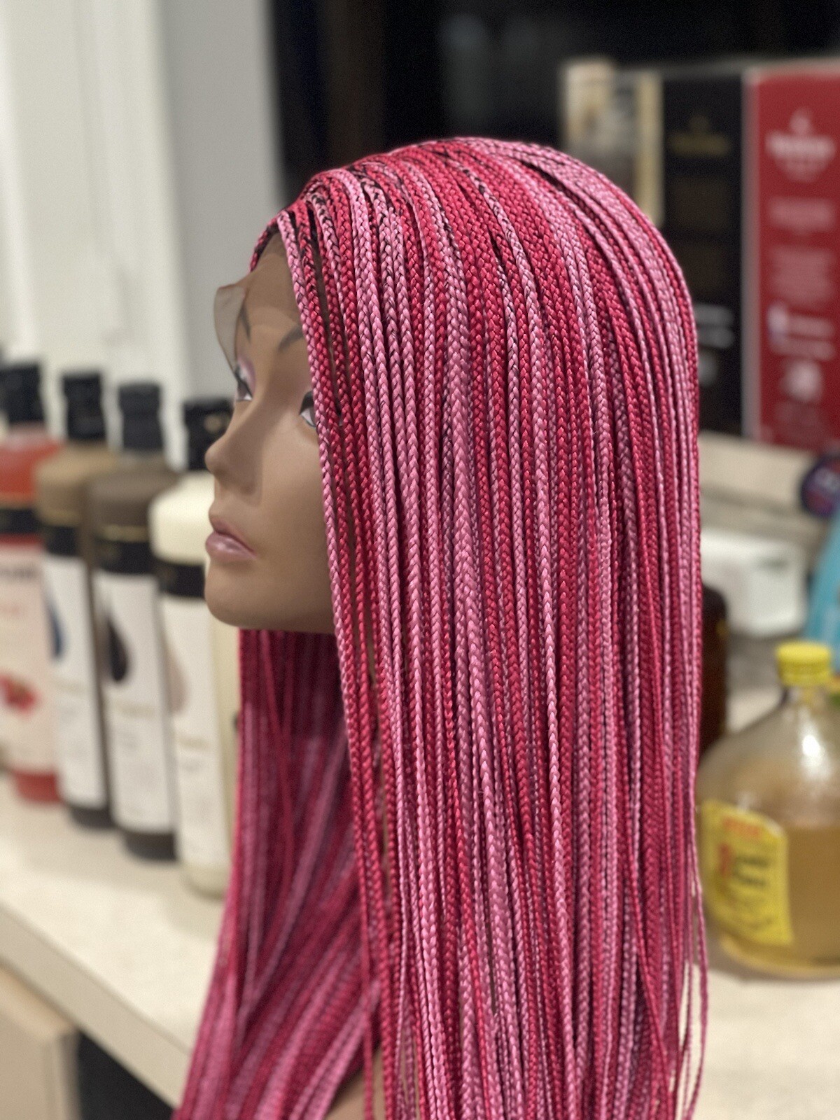 Micro Box Braided Wig (READY TO SHIP)