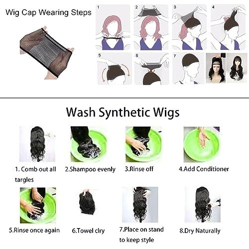 28 inch Fashion Wigs Long Wavy Curly Hair Cosplay Wig (Purple)