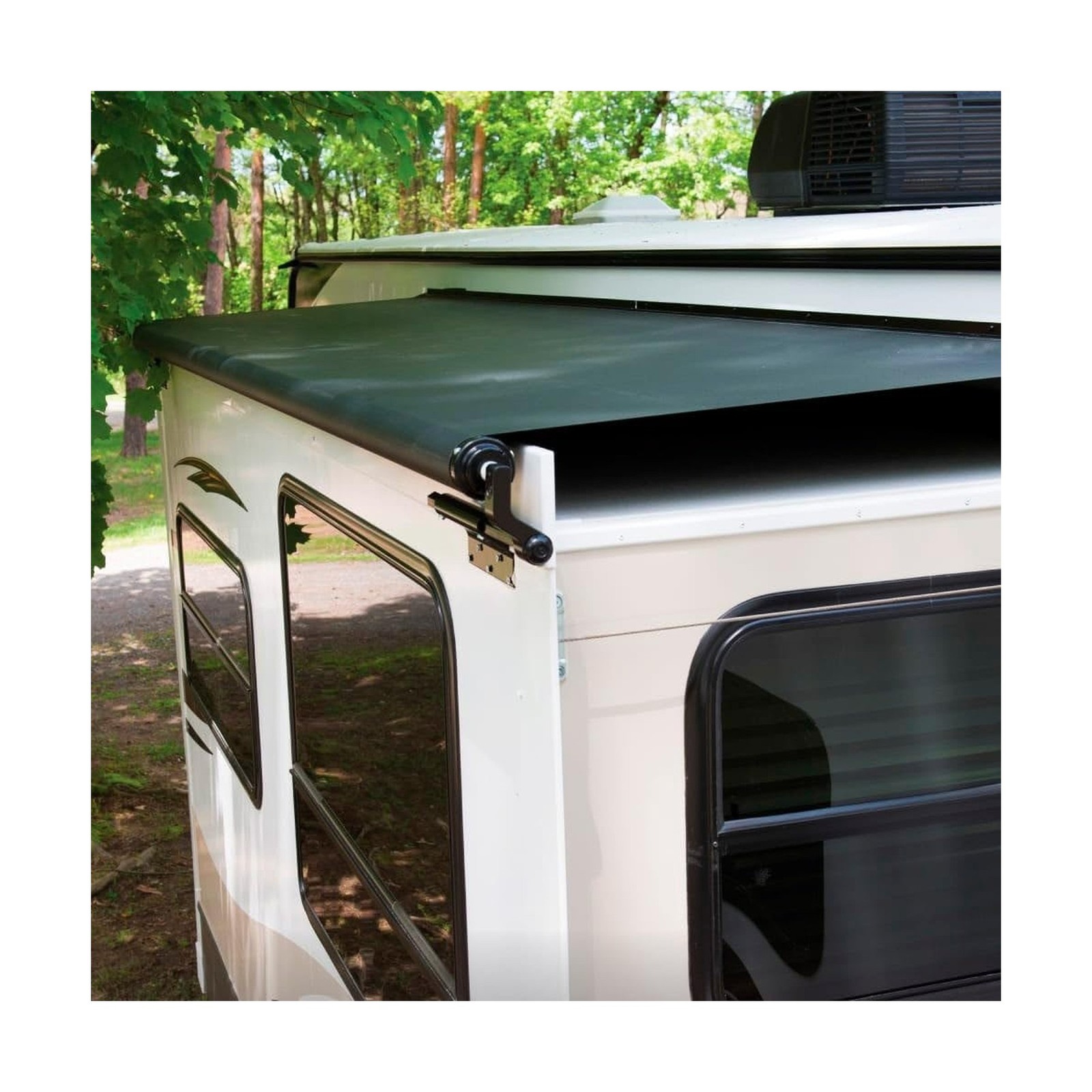 Solera V000251477 Black Slide Topper Awning – 15′ (14’7″ Fabric)