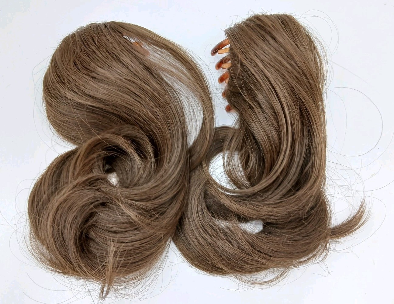 Toni Brattin Light Brown Twin Clip Fun Flip Clip On Hair Pieces